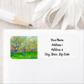 Vincent van Gogh Boomgaard in Blossom Etiket (Insitu)