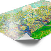 Vincent van Gogh Boomgaard in Blossom Foto Afdruk (Hoek)