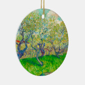 Vincent van Gogh Boomgaard in Blossom Keramisch Ornament (Rechts)