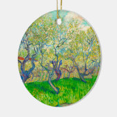 Vincent van Gogh Boomgaard in Blossom Keramisch Ornament (Links)