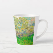 Vincent van Gogh Boomgaard in Blossom Latte Mok (Rechts)