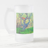 Vincent van Gogh Boomgaard in Blossom Matglas Bierpul (Links)