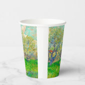 Vincent van Gogh Boomgaard in Blossom Papieren Bekers (Rechts)