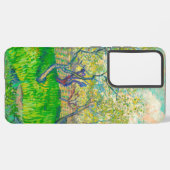 Vincent van Gogh Boomgaard in Blossom Samsung Galaxy Hoesje (Linkerkant)