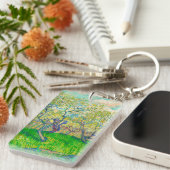 Vincent van Gogh Boomgaard in Blossom Sleutelhanger (Voorkant Rechts)
