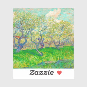 Vincent van Gogh Boomgaard in Blossom Sticker