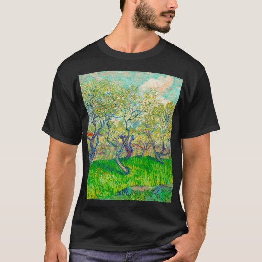 Vincent van Gogh Boomgaard in Blossom T-shirt (Voorkant)