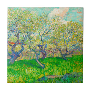 Vincent van Gogh Boomgaard in Blossom Tegeltje
