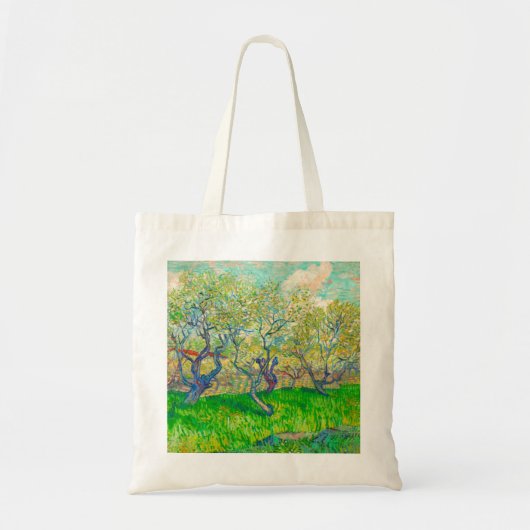 Vincent van Gogh Boomgaard in Blossom Tote Bag (Voorkant)