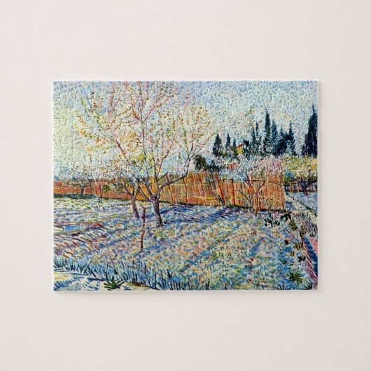 Vincent Van Gogh - Boomgaard met perzikbomen Legpuzzel (Horizontaal)