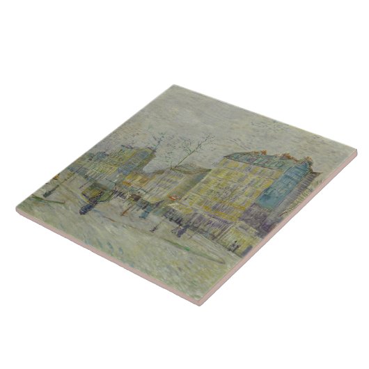 Vincent van Gogh - Boulevard de Clichy Tegeltje (Zijkant)
