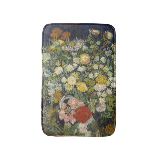 Vincent van Gogh Bouquet in een Vase Badmat (Voorkant Verticaal)
