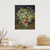 Vincent van Gogh Bouquet in een Vase Poster (Keuken)