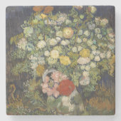Vincent van Gogh Bouquet in een Vase Stenen Onderzetter (Voorkant)