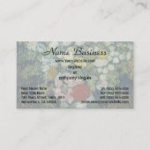 Vincent van Gogh Bouquet in een Vase Visitekaartje (Voorkant)