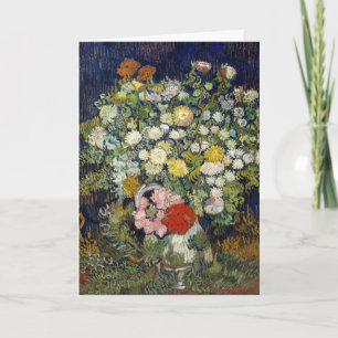 Vincent van Gogh - Bouquet van Bloemen in een Vase Kaart