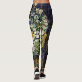 Vincent van Gogh - Bouquet van Bloemen in een Vase Leggings (Achterkant)
