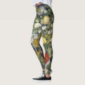 Vincent van Gogh - Bouquet van Bloemen in een Vase Leggings (Links)