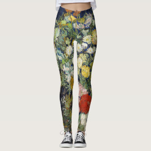 Vincent van Gogh - Bouquet van Bloemen in een Vase Leggings