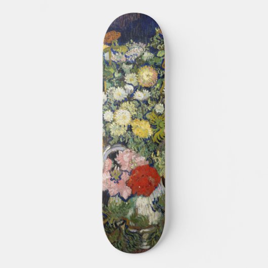 Vincent van Gogh - Bouquet van Bloemen in een Vase Persoonlijk Skateboard (Voorkant)