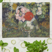 Vincent van Gogh - Bouquet van Bloemen in een Vase Theedoek (Gevouwen)