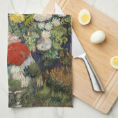 Vincent van Gogh - Bouquet van Bloemen in een Vase Theedoek (Quarter Fold)