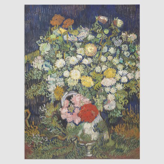 Vincent van Gogh - Bouquet van Bloemen in een Vase Tissuepapier