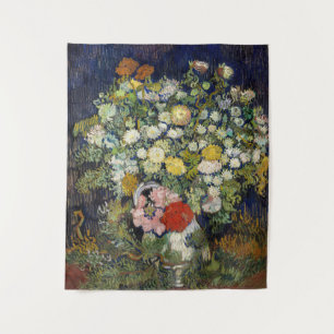 Vincent van Gogh - Bouquet van Bloemen in een Vase Wandkleed