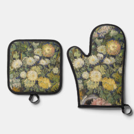  Vincent Van Gogh Bouquet van Bloemen Ovenwant & Pannenlap Set