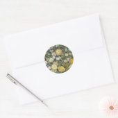  Vincent Van Gogh Bouquet van Bloemen Ronde Sticker (Envelop)