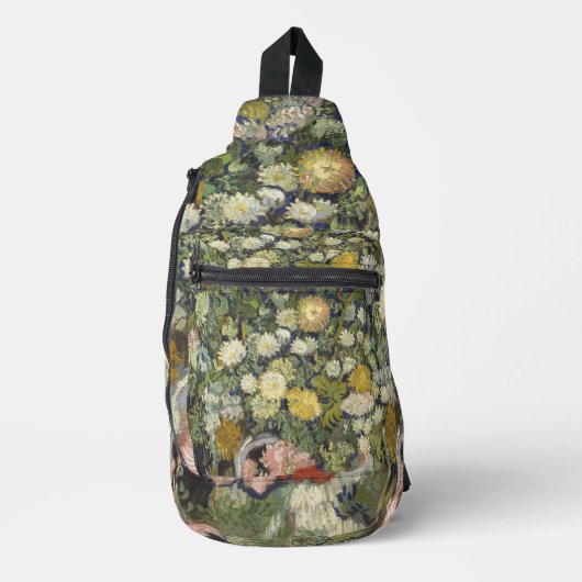  Vincent Van Gogh Bouquet van Bloemen Sling Bag (Voorkant)