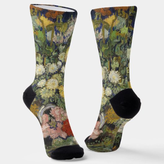  Vincent Van Gogh Bouquet van Bloemen Sokken (Gebogen)