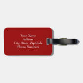 Vincent van Gogh Branches met Almond Blossom Bagagelabel (Achterkant horizontaal)