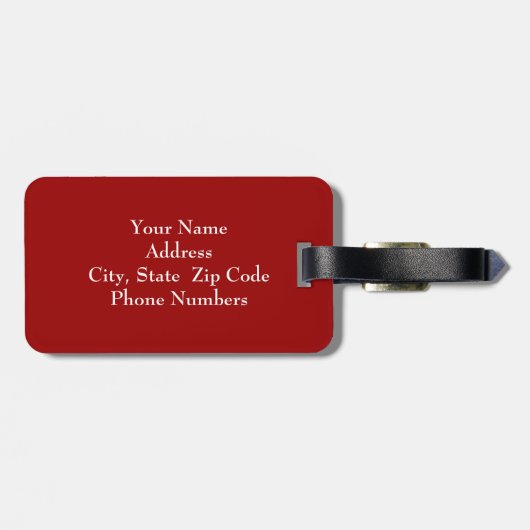 Vincent van Gogh Branches met Almond Blossom Bagagelabel (Achterkant horizontaal)