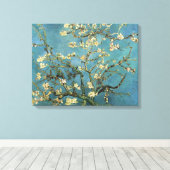 Vincent van Gogh Branches met Almond Blossom Canvas Afdruk (Insitu (Houten vloer))