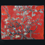 Vincent van Gogh ~ Branches met Almond Blossom Fleece Deken<br><div class="desc">Aftakkingen met amandelbloesem van Vincent van Gogh in het rood op een fleecedeken : bekend post impressionisme impressionistisch kunstwerk historie Frans Nederlands meesterwerk museum Amsterdam Holland schilderij olieverf bloembloemen stilleven natuur Aziatisch Chinees</div>