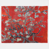 Vincent van Gogh ~ Branches met Almond Blossom Fleece Deken (Voorkant (Horizontaal))