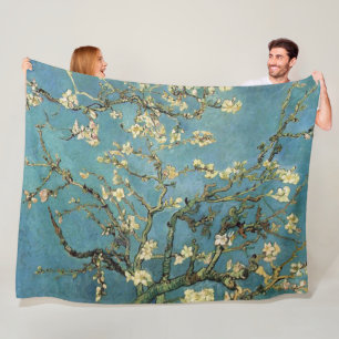 Vincent van Gogh ~ Branches met Almond Blossom Fleece Deken
