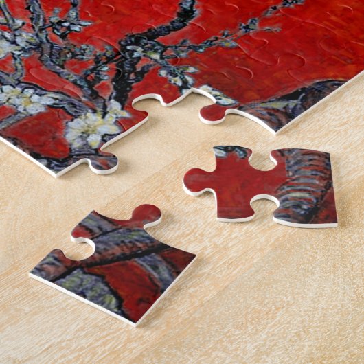 Vincent van Gogh Branches met Almond Blossom Legpuzzel (Zijkant)
