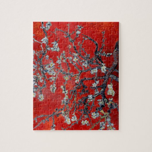 Vincent van Gogh Branches met Almond Blossom Legpuzzel (Verticaal)