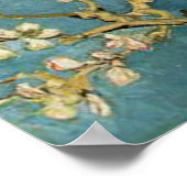 Vincent van Gogh Branches met Almond Blossom Poster (Hoek)