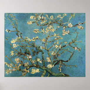 Vincent van Gogh Branches met Almond Blossom Poster