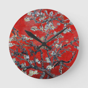 Vincent van Gogh Branches met Almond Blossom Ronde Klok