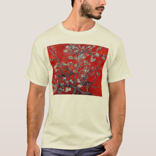 Vincent van Gogh Branches met Almond Blossom T-shirt (Voorkant)