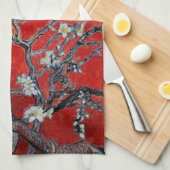 Vincent van Gogh Branches met Almond Blossom Theedoek (Quarter Fold)