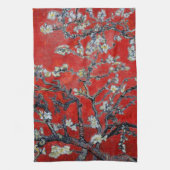Vincent van Gogh Branches met Almond Blossom Theedoek (Verticaal)
