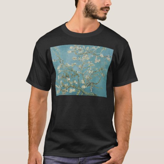 Vincent Van Gogh Branches van de Amandelboom T-shirt (Voorkant)