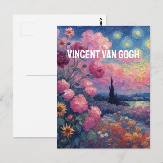 Vincent van gogh briefkaart (Voorkant / Achterkant)