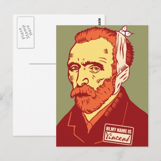 Vincent Van Gogh Briefkaart (Voorkant / Achterkant)