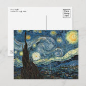 Vincent van Gogh Briefkaart (Voorkant / Achterkant)